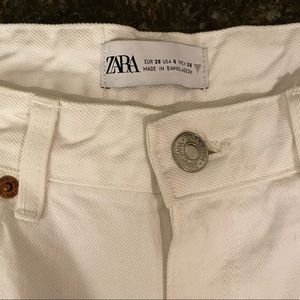 Zara white jeans